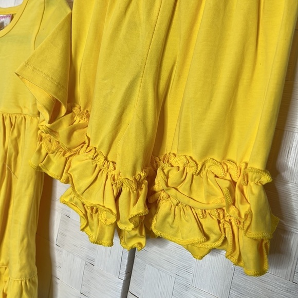 SISSYMINI Yellow Ruffle Shorts and Top - Picture 4 of 6